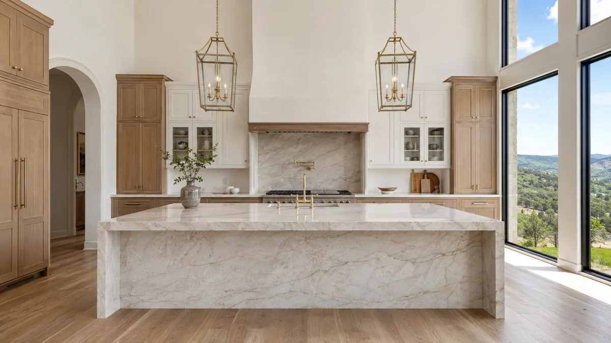 Hill Country Showcase — Waterfall island in Boerne, TX